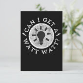 Kan ik een watt-grappige overlopers van een elektr kaart (Staand voorkant)