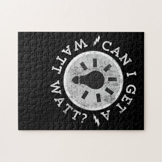 Kan ik een watt-grappige overlopers van een elektr legpuzzel (Horizontaal)