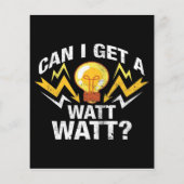 Kan ik een watt krijgen? - Cute Electricia Flyer (Achterkant)