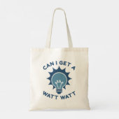 Kan ik een watt krijgen tote bag (Achterkant)
