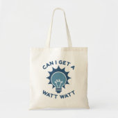 Kan ik een watt krijgen tote bag (Voorkant)