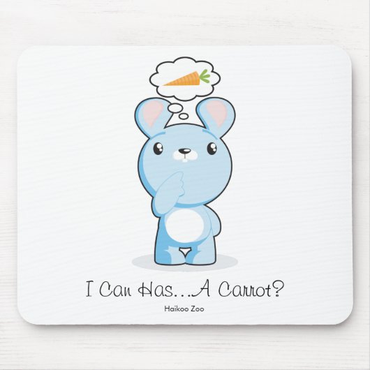 Kan ik... een wortel hebben? Mousepad Muismat (Voorkant)