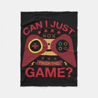 Kan ik gewoon de game Lover-videocontroller voltoo Fleece Deken
