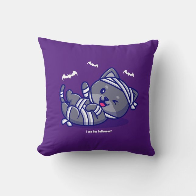 Kan ik Halloween hebben? Kussen (Voorkant)