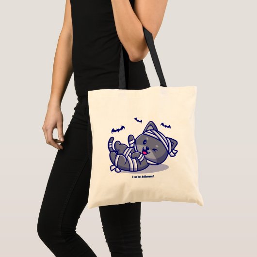 Kan ik Halloween hebben? Tote Bag (Voorkant (product))