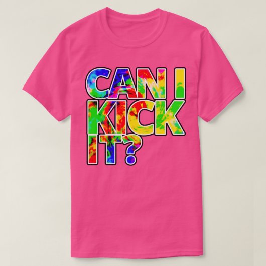 kan ik hem schoppen1 t-shirt (Design voorkant)