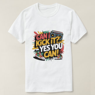 Kan ik het doen Ja, dat kan T-shirt, Hip Hop Grafi T-shirt