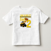 Kan ik het graven? Ik ben 2 Kinder Shirts (Voorkant)