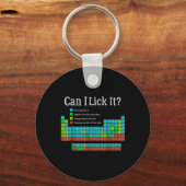 Kan ik het leuk vinden terug naar school periodiek sleutelhanger (Voorkant)