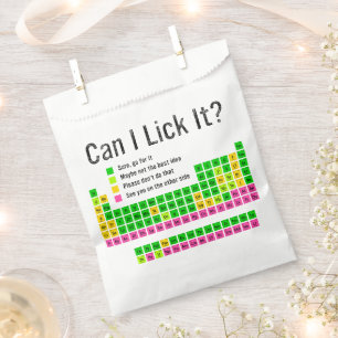 Kan ik het likken Periodic Table Teacher Student K Bedankzakje
