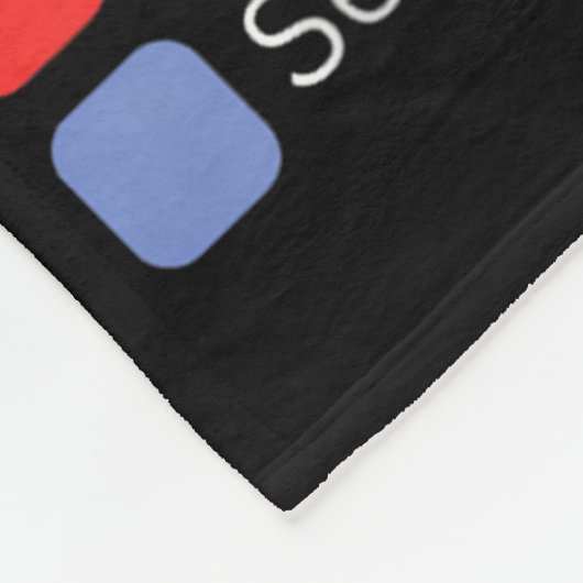 Kan ik het likken Periodic Table Teacher Student K Fleece Deken (Hoek)