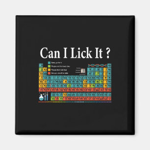 Kan ik het likken Periodic Table Teacher Student K Magneet