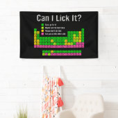 Kan ik het likken Periodic Table Teacher Student K Spandoek (Insitu)
