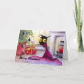 Kan ik het openen? feestdagen kaart (Voorkant)