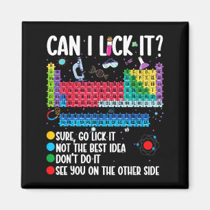 Kan ik het oplikken Periodiek systeem Funny Scienc Magneet