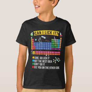 Kan ik het oplikken Periodiek systeem Funny Scienc T-shirt