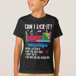 Kan ik het oplikken Periodiek systeem Funny Scienc T-shirt