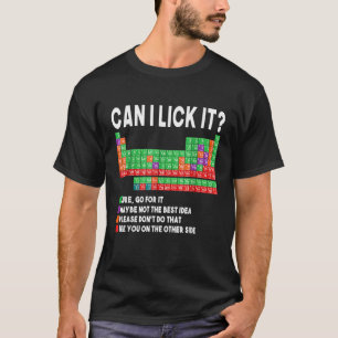 Kan ik het oplikken Periodiek systeem Natuurkunde T-shirt