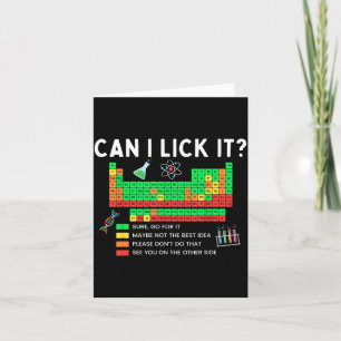 Kan ik het Periodiek Systeem Grafiek Likken Wetens Kaart