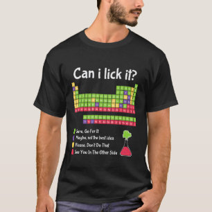 Kan ik het periodiek systeem wetenschap leuke sche t-shirt