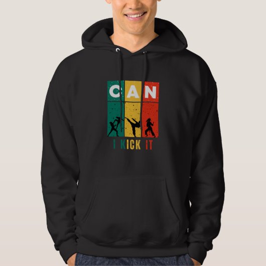 Kan ik het retro schoppen? hoodie (Voorkant)