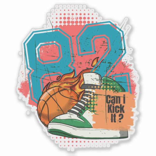Kan ik het ? schoppen? sticker (Voorkant)