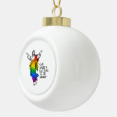 Kan ik hier een homo man krijgen? keramische bal ornament (Rechts)