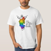 Kan ik hier een homo man krijgen? t-shirt (Voorkant)