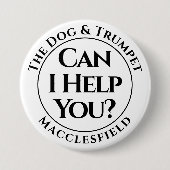 Kan ik je helpen? Badge Button (Voorkant)