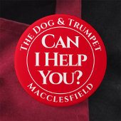 Kan ik je helpen? Badge Button