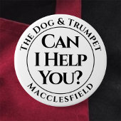 Kan ik je helpen? Badge Button