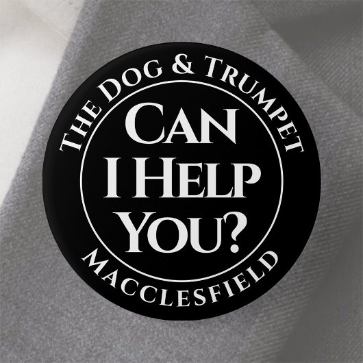 Kan ik je helpen? Badge Button