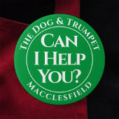 Kan ik je helpen? Badge Button