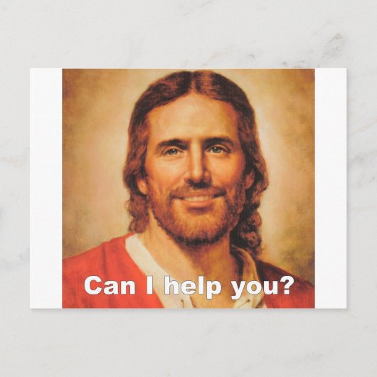 Kan ik je helpen? briefkaart (Voorkant)