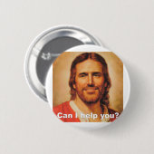 Kan ik je helpen? ronde button 5,7 cm (Voorkant /achterkant)
