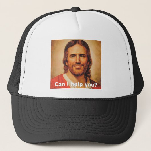 Kan ik je helpen? trucker pet (Voorkant)