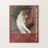 Kan ik je overhalen Funny Cat Legpuzzel (Verticaal)