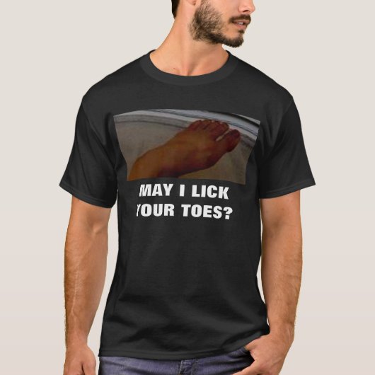 KAN IK JE TOES LIKKEN? T-SHIRT (Voorkant)
