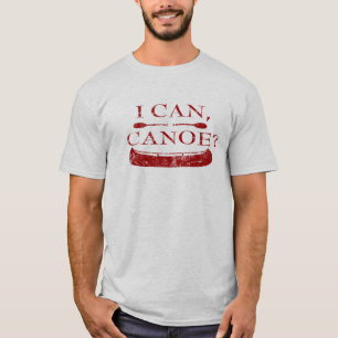 Kan ik, kano? T-shirt (rode logo)