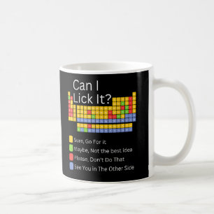 Kan ik Lick It 100 dagen School Periodiek Tafel Koffiemok