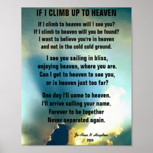 KAN IK NAAR DE HEMEL KLIMMEN EN JOU VINDEN? POSTER