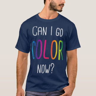 Kan ik nu in kleur volwassen boeken kleuren t-shirt