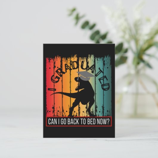 kan ik nu naar bed gaan ? briefkaart (Staand voorkant)