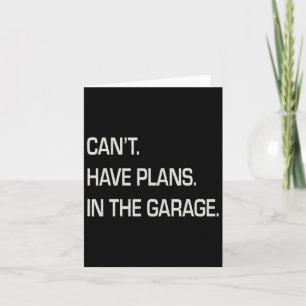 Kan ik plannen hebben in de garage vaders dag Mech Kaart