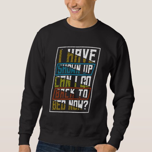 Kan ik terug naar bed moe slaapkop pyjama's trui (Voorkant)