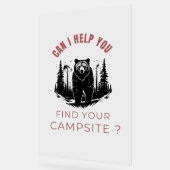 Kan ik u helpen bij het vinden van uw camping? – G Acryl Bord (Hoek)