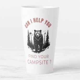 Kan ik u helpen bij het vinden van uw camping? – G Latte Mok