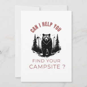 Kan ik u helpen bij het vinden van uw camping? Gra Feestdagenkaart
