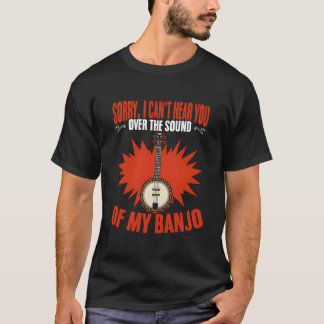 Kan Je Banjo-Speler Bluegrass Folk Muziek B Niet H T-shirt