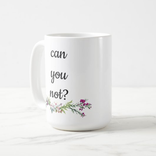 Kan je dat niet? koffiemok (Voorkant links)